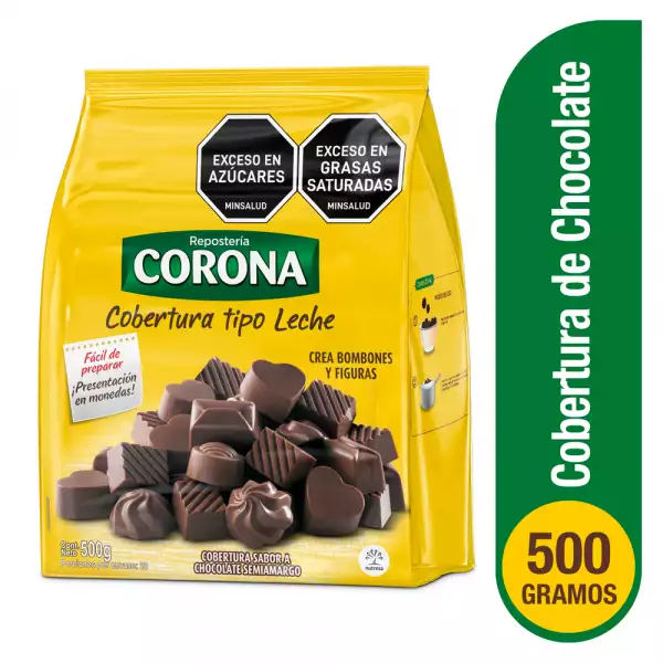 COBERTURA CORONA LECHE CHOCOLATE DULCE X500g