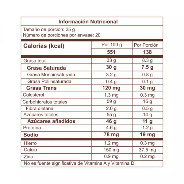 COBERTURA CORONA LECHE CHOCOLATE DULCE X500g