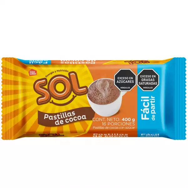 COCOA PASTILLAS SOL X400g