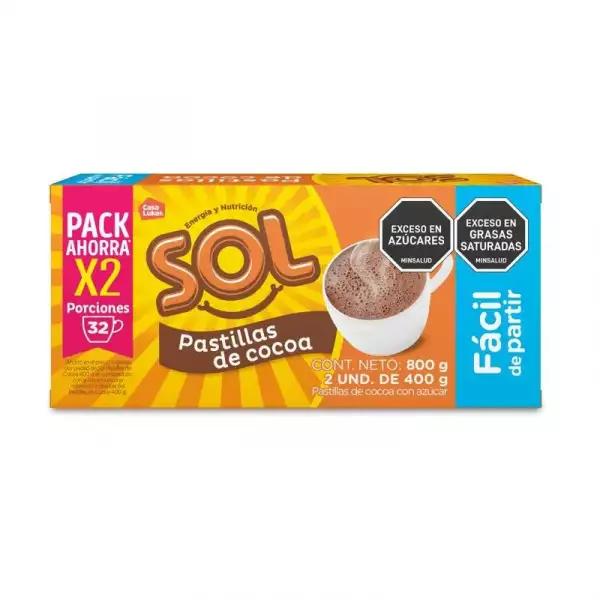 COCOA SOL X2 X400g