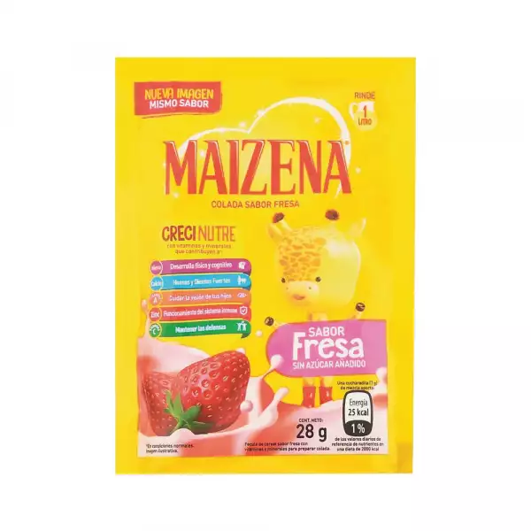 COLADA MAIZENA FRESA X28g