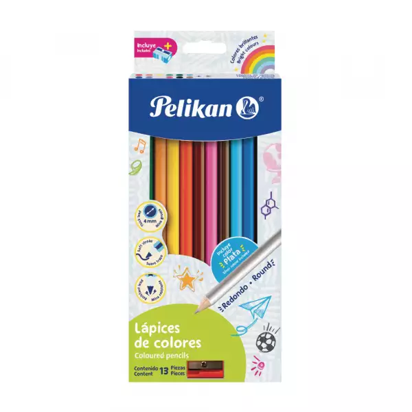 COLORES PELIKAN X13u +SACAPUNTAS