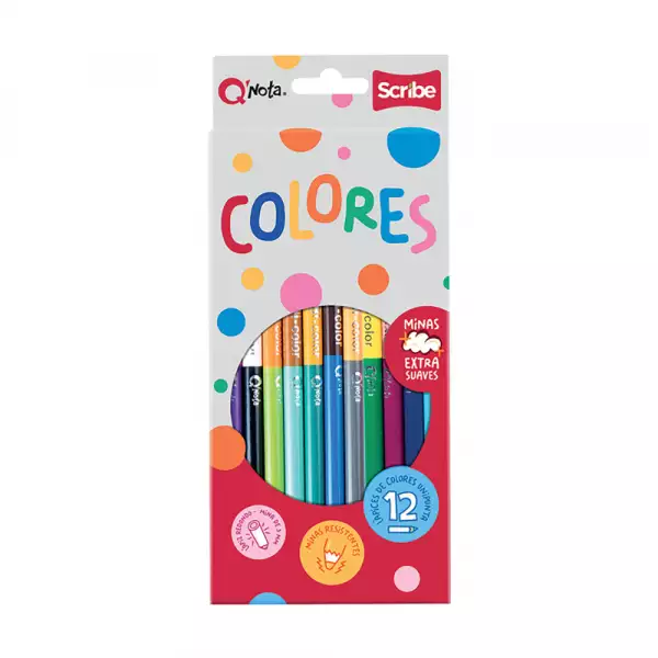 COLORES SCRIBE QNOTA DOBLEPUNTA X12U