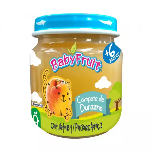 COMPOTA BABY FRUIT DURAZNO X113g