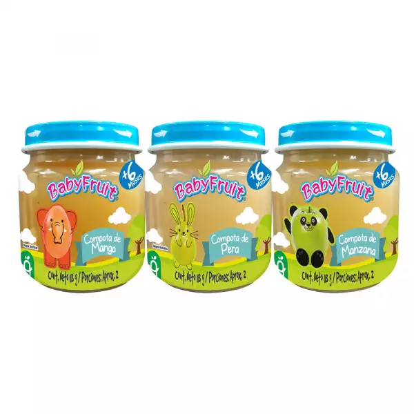 COMPOTA BABY FRUIT SURTIDA X3u X113g