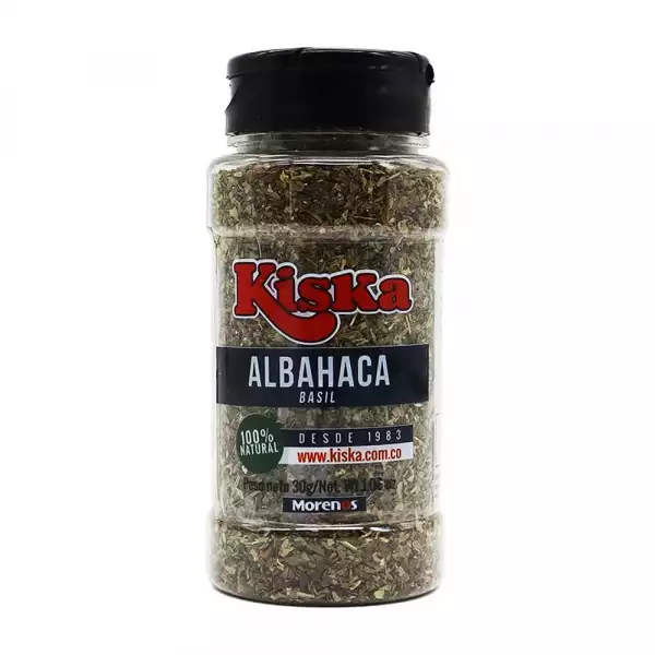 CONDIMENTO ALBAHACA ESCAMA KISKA FRASCO X30g