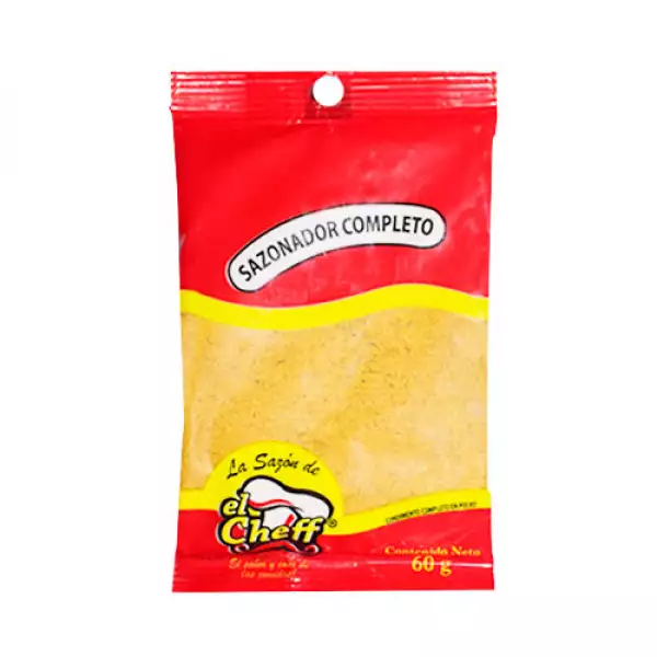 CONDIMENTO EL CHEFF COMPLETO X60g