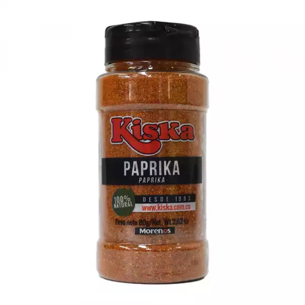 CONDIMENTO PAPRIKA KISKA POLVO FRASCO X80g