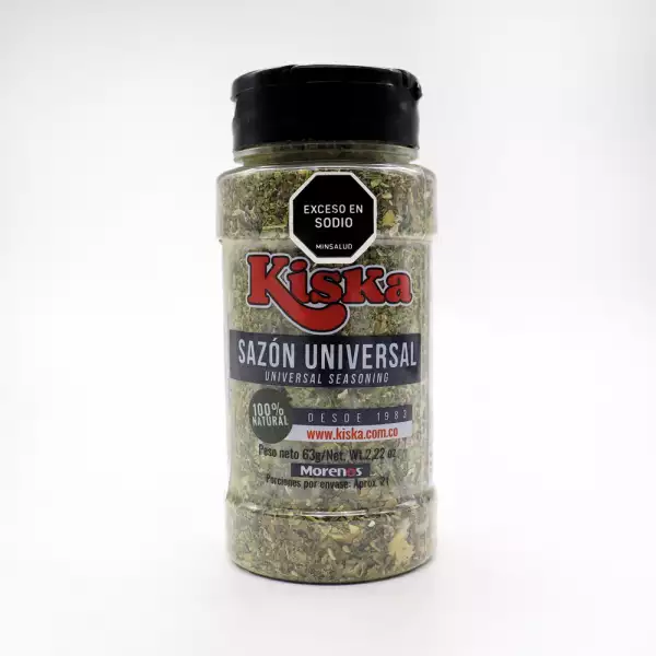 CONDIMENTO SAZÓN KISKA UNIVERSAL X63g