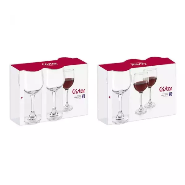 COPA CRISTAR VINO PREMIER X3un