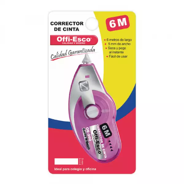 CORRECTOR OFFI-ESCO DE CINTA 6MTS 260