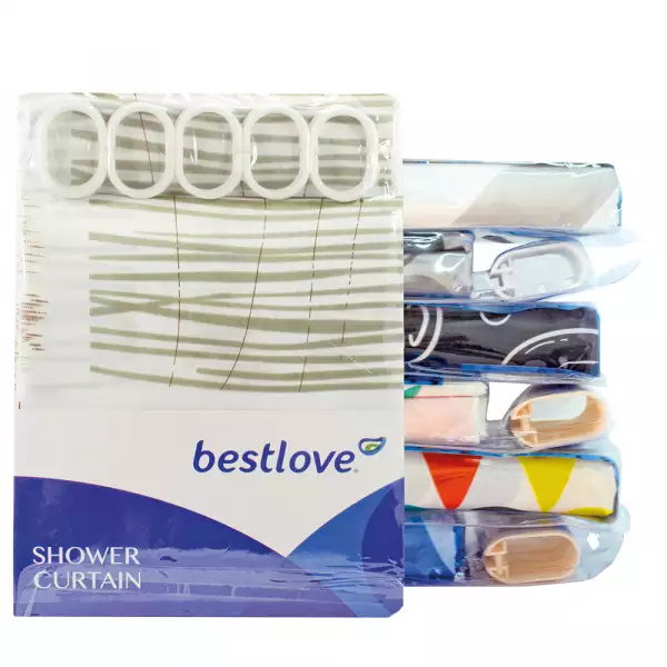 CORTINA BAÑO TIPO TELA 170 X180