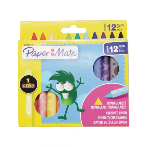 CRAYONES PAPER MATE JUMBO X12u