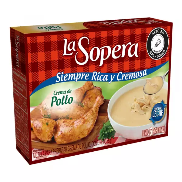 CREMA LA SOPERA POLLO X85g