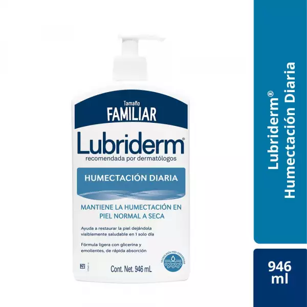 CREMA LUBRIDERM HUMECTACION DIARIA X946ml