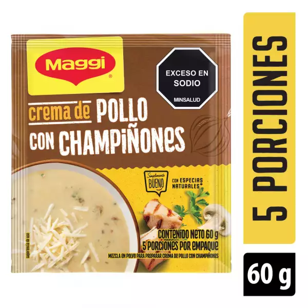 CREMA MAGGI POLLO CHAMPIÑONES X60g
