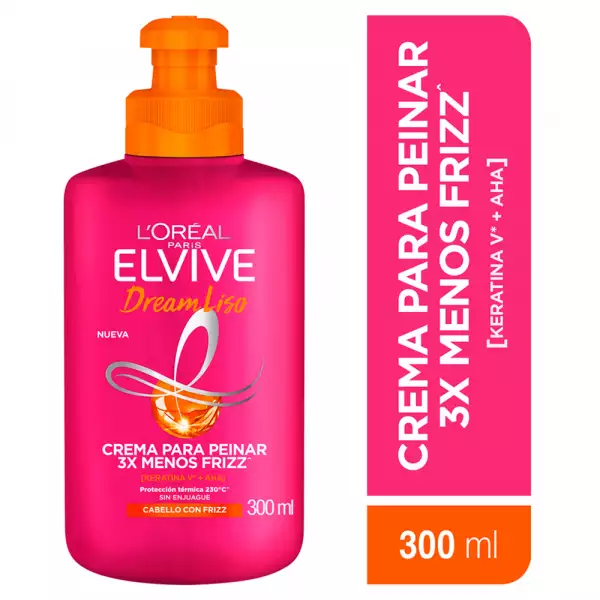 CREMA PEINAR ELVIVE DREAM LISO X300ml