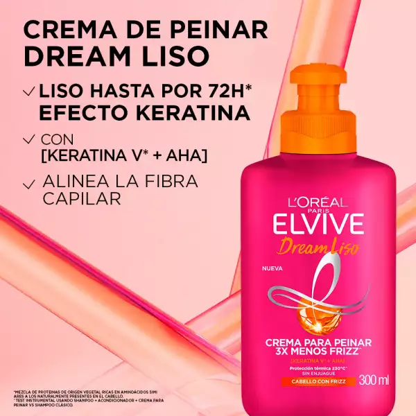 CREMA PEINAR ELVIVE DREAM LISO X300ml