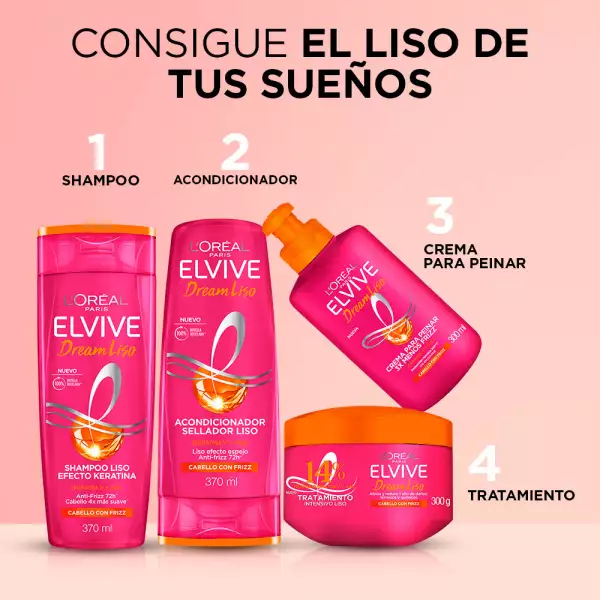 CREMA PEINAR ELVIVE DREAM LISO X300ml