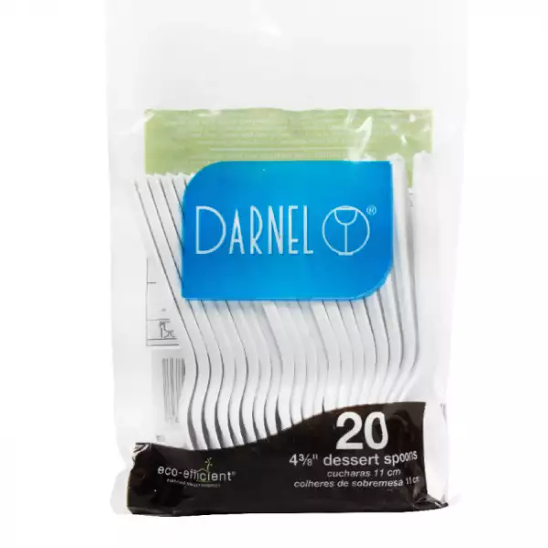 CUCHARA DARNEL DULCERA N.1 BLANCA X20u