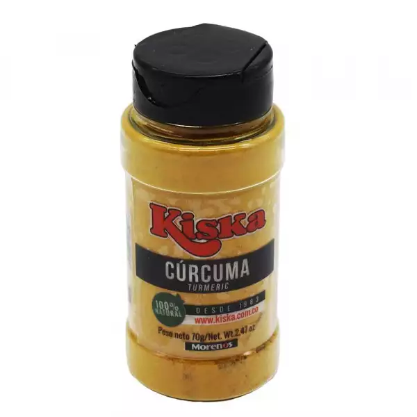 CÚRCUMA KISKA POLVO FRASCO X70g