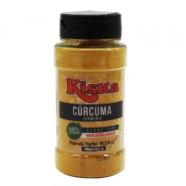 CÚRCUMA KISKA POLVO FRASCO X70g