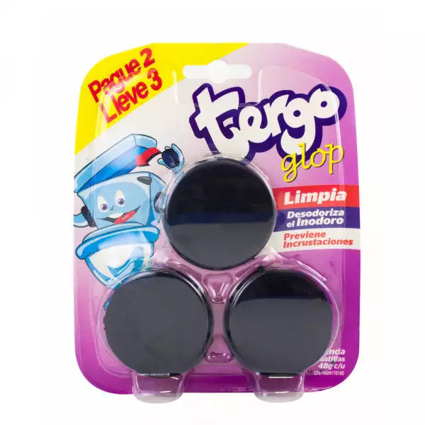 DESINFECTANTE TERGO GLOP LAVANDA PAGUE 2 LLEVE 3 X48g