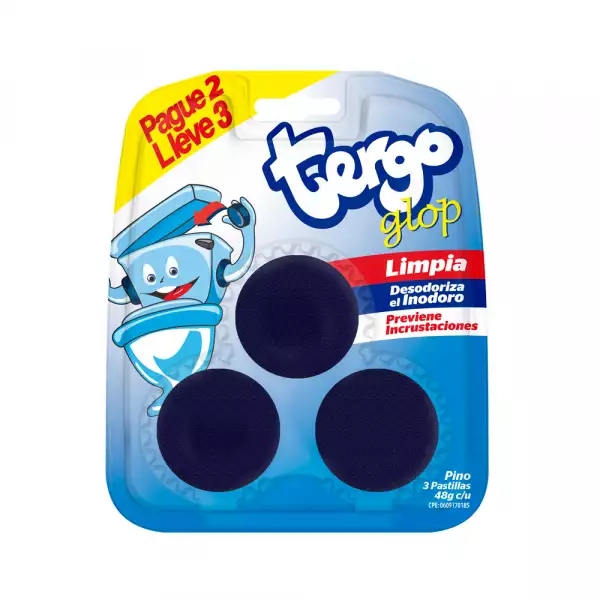 DESINFECTANTE TERGO GLOP PINO PAGUE 2 LLEVE 3 X48g
