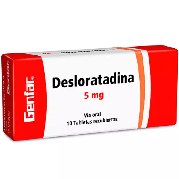 DESLORATADINA X5mg GENFAR X10 TABLETAS