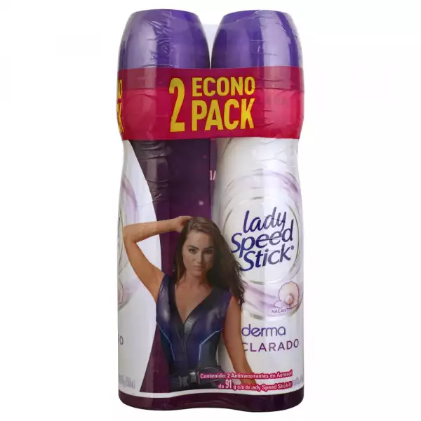 DESODORANTE AEROSOL LADY SPEED STICK DERMA+ VITAMINA EX2 X91ml