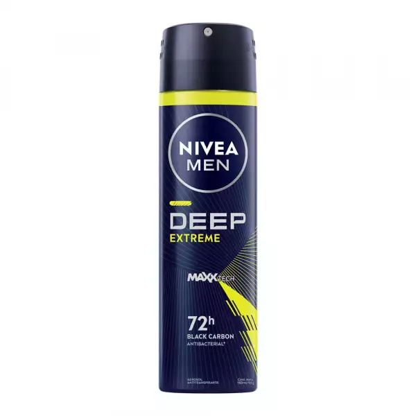 DESODORANTE NIVEA AEROSOL DEEP EXTREME MAXX TECH X150ml