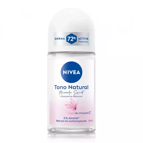DESODORANTE NIVEA ROLL ON TONO NATURAL X50ml