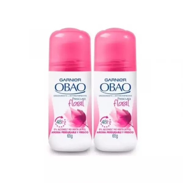 DESODORANTE OBAO ROLL ON FLORAL X2U X65ml PRECIO ESPECIAL