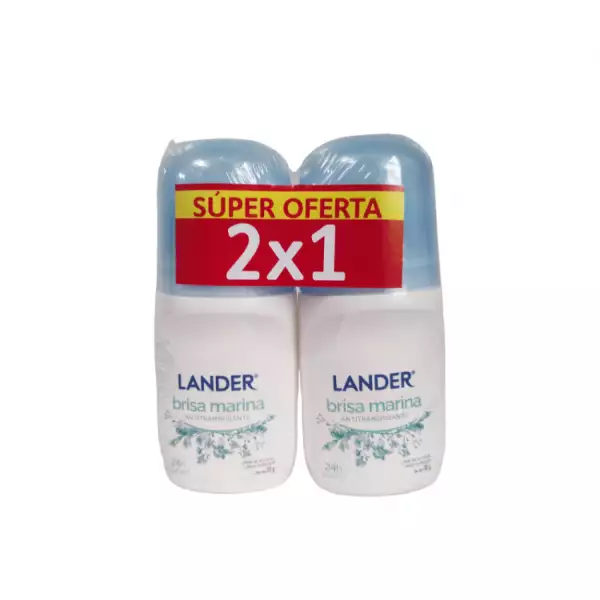 DESODORANTE ROLLON LANDER BRISA MARINA X2 X55g