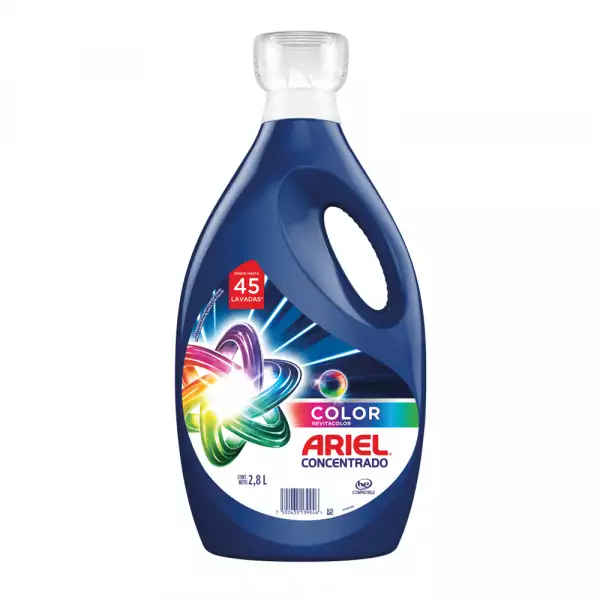 DETERGENTE LÍQUIDO ARIEL REVITACOLOR CONCENTRADO BOTELLA X2800MLT