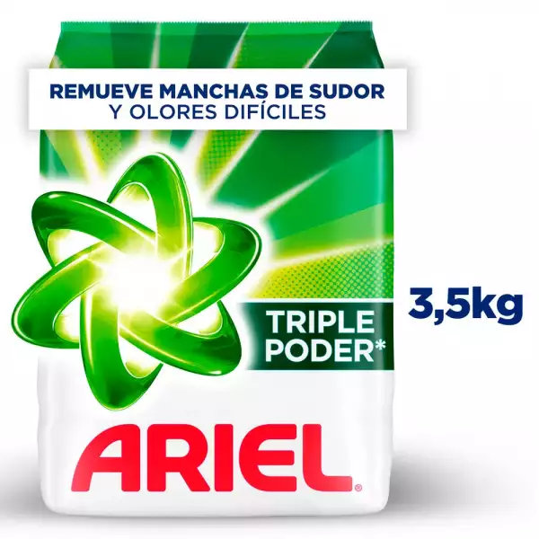 DETERGENTE POLVO ARIEL TRIPLE PODER X3500GR