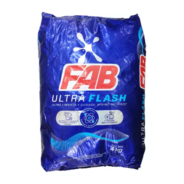 DETERGENTE POLVO FAB ULTRA X4000g