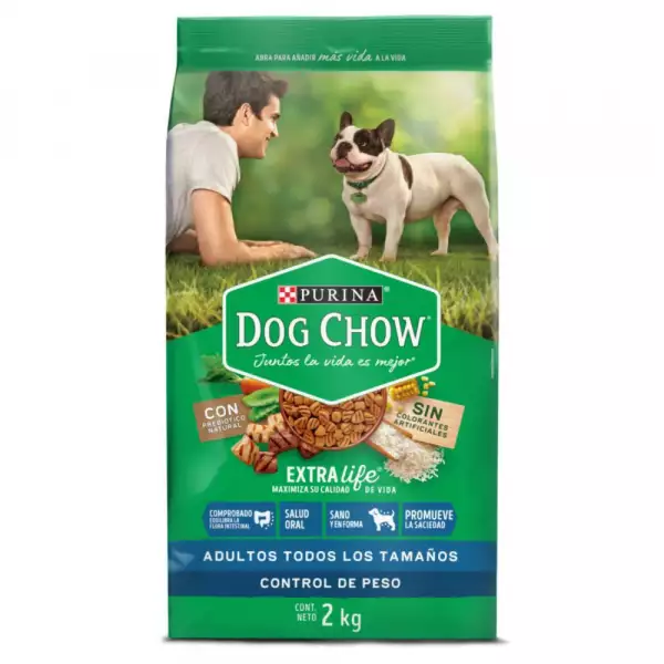 DOG CHOW ADULTO CONTROL PESO X2000g