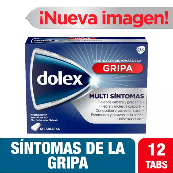 DOLEX GRIPA MULTISINTOMAS X12 TABLETAS