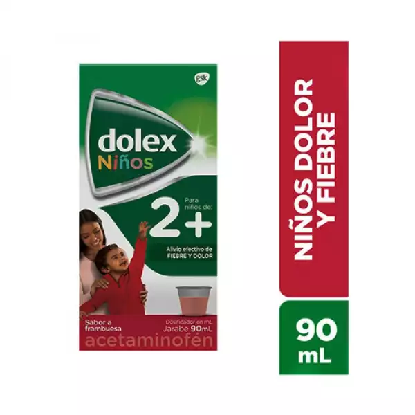 DOLEX NIÑOS JARABE 2+ FRAMBUESA X90ml