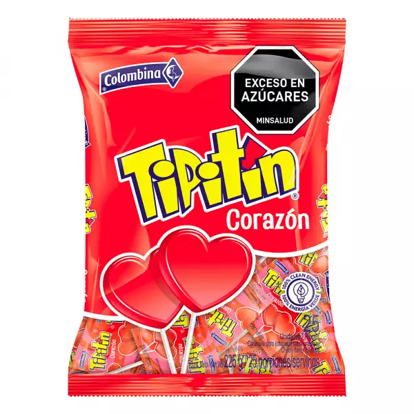 DULCES TIPITIN CORAZÓN X25U