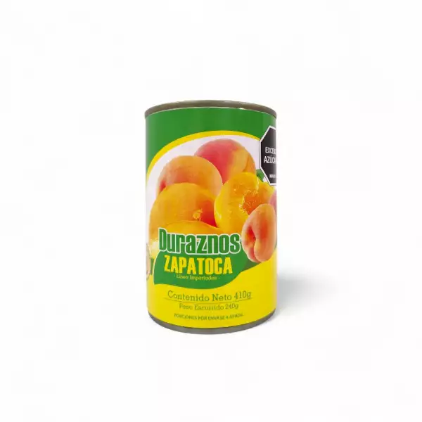 DURAZNOS EN ALMIBAR ZAPATOCA X410g