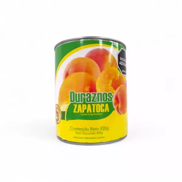 DURAZNOS EN ALMIBAR ZAPATOCA X820 GR