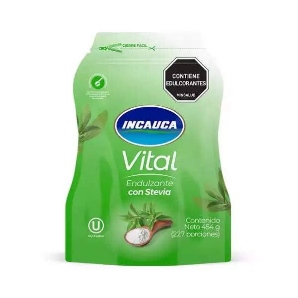 ENDULZANTE STEVIA INCAUCA VITAL DP X454g
