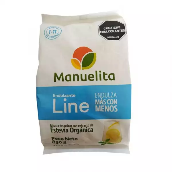 ENDULZANTE STEVIA MANUELITA LINE X850g