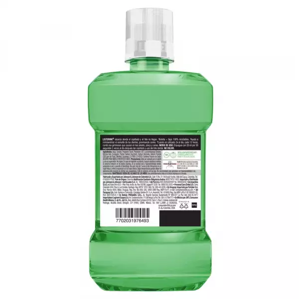 ENJUAGUE BUCAL LISTERINE ZERO ANTICARIES X500ml