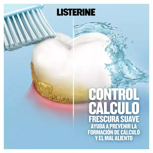 ENJUAGUE BUCAL LISTERINE ZERO CONTROL CÁLCULOS X500ml