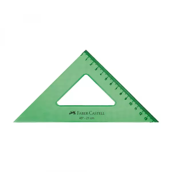 ESCUADRA FABER CASTELL 45-21 V