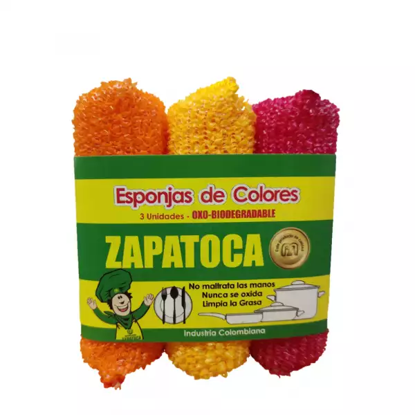 ESPONJA ZAPATOCA MULTIUSOS X3u