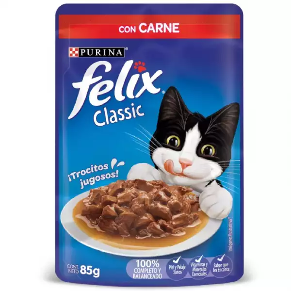 FELIX POUCH CLASSIC CARNE X85GR